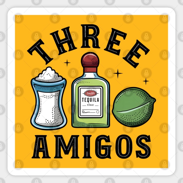 The Three Amigos Magnet by RazorDesign234